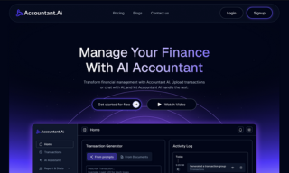 Accountant Ai product preview